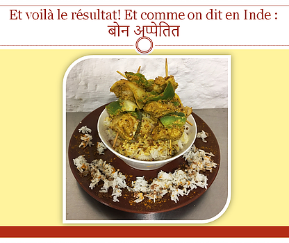 Tikka de saumon des dieux et riz épicé