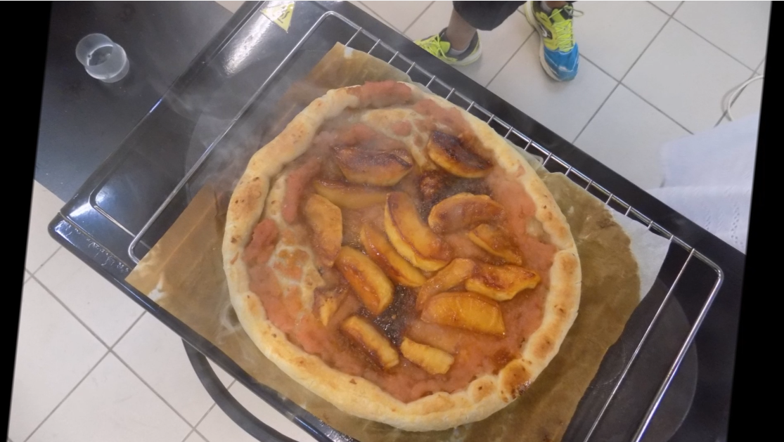 Pommes rôties au miel de Lifou et sa compote maison en tarte - Ecole James Paddon