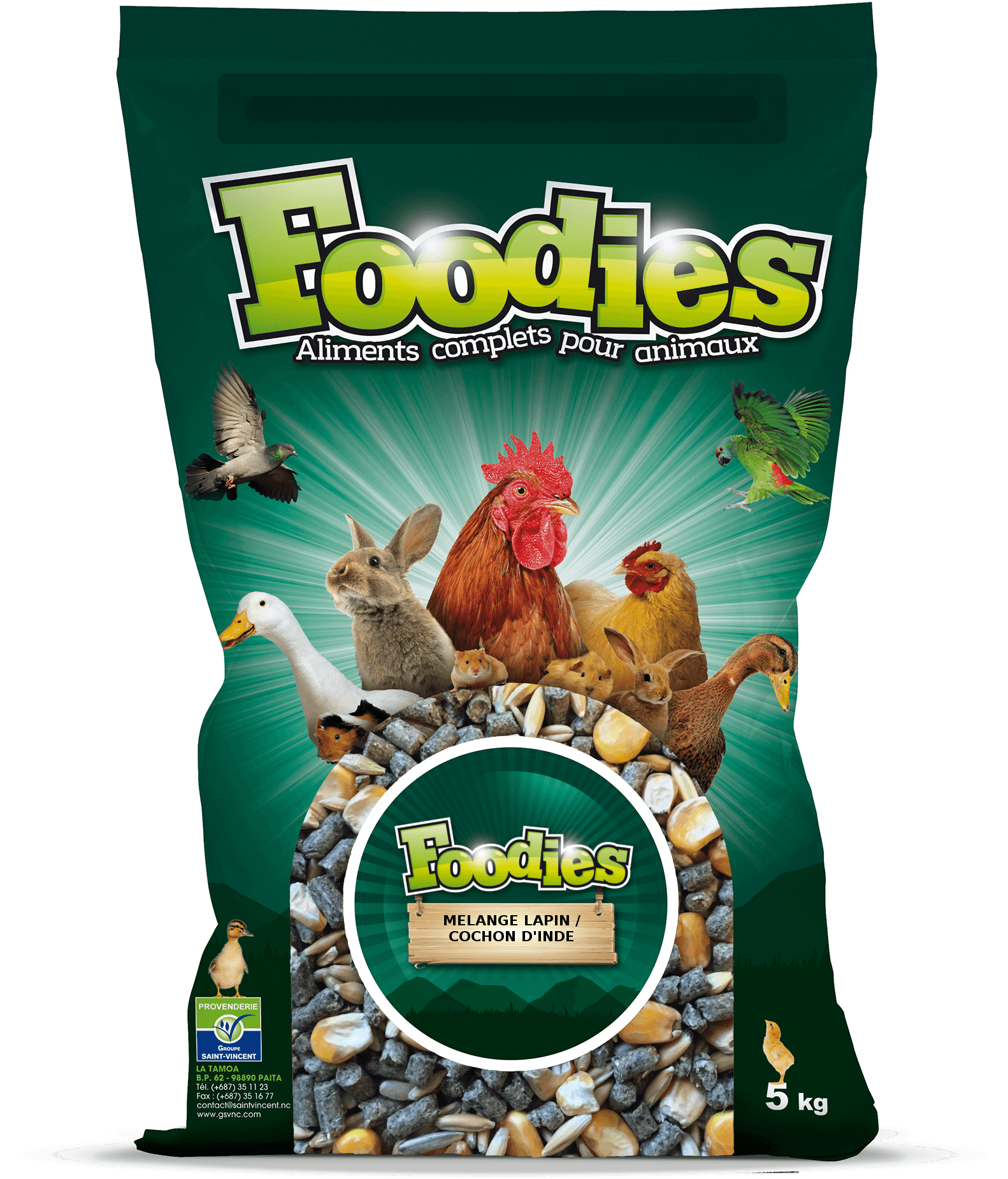 Mélange Lapin / Cochon d'inde Foodies