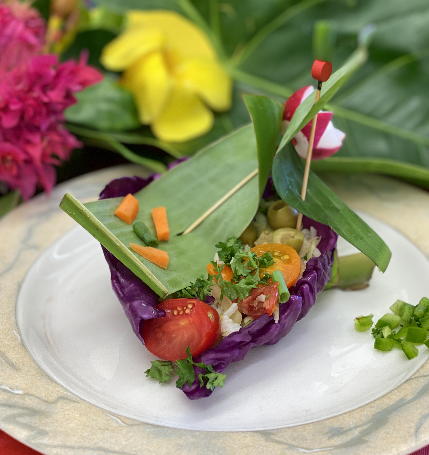 Salade vegan "Petit bateau sur l'eau"