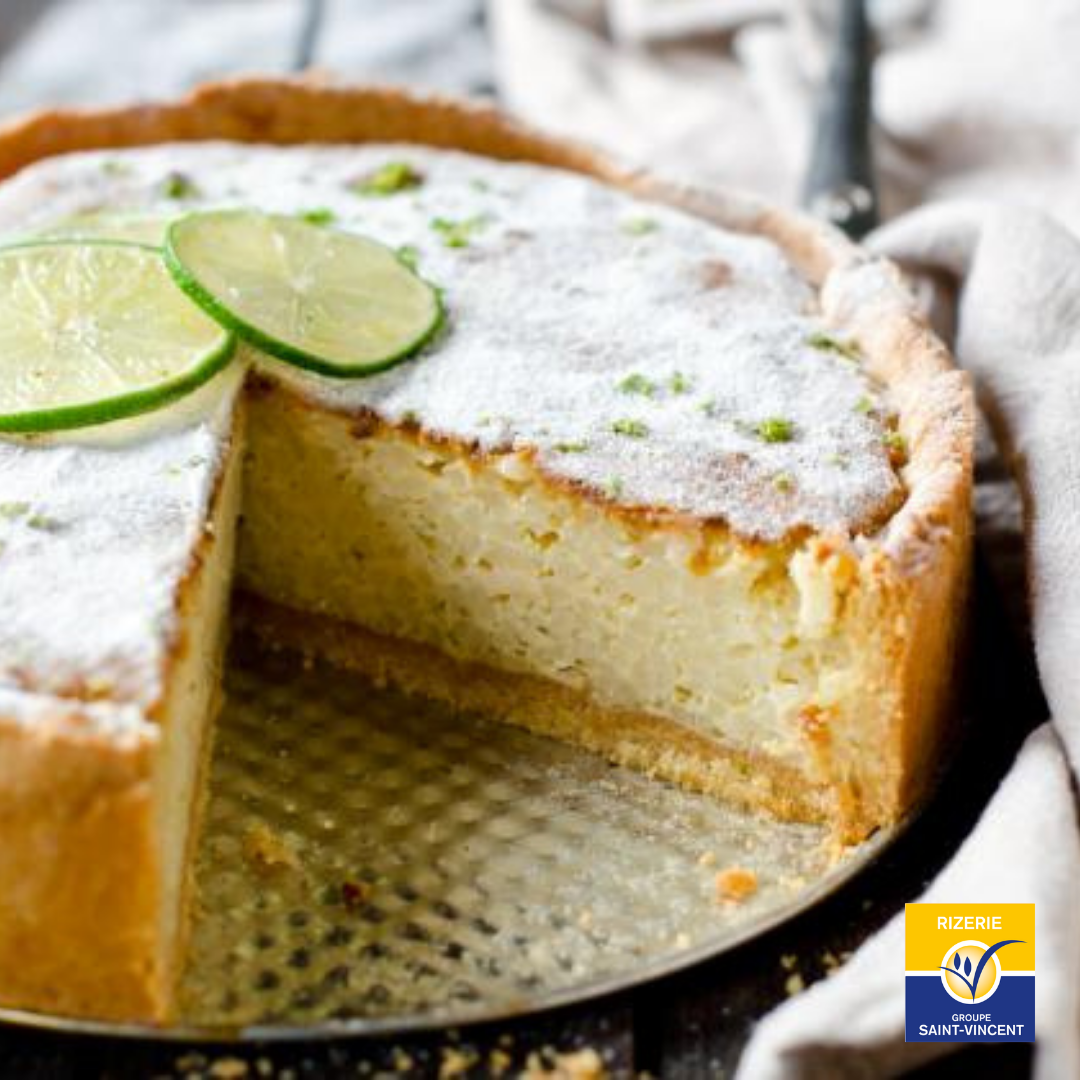 Tarte au riz et au citron