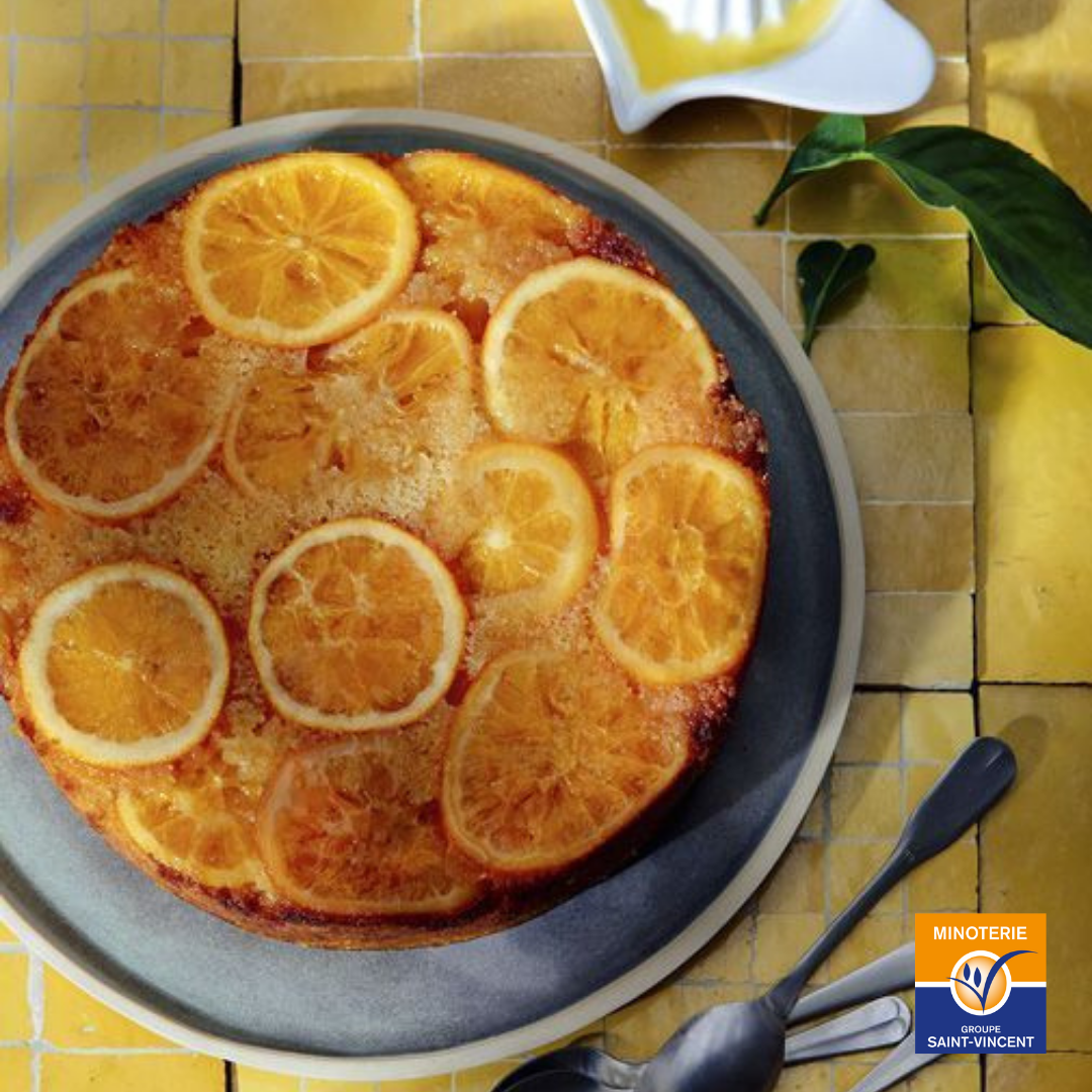 Gâteau renversé à l'orange