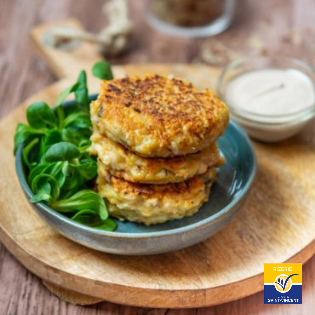 Croquettes de riz au fromage et aux carottes